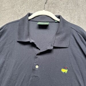 Masters Collection‎ Shirt Mens XL Black Polo Augusta International Golf